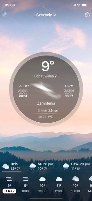 Aplikacja Pogoda Na Zywo Prognoza W App Store