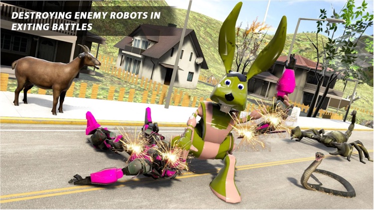 Funny Bunny Car Games screenshot-3
