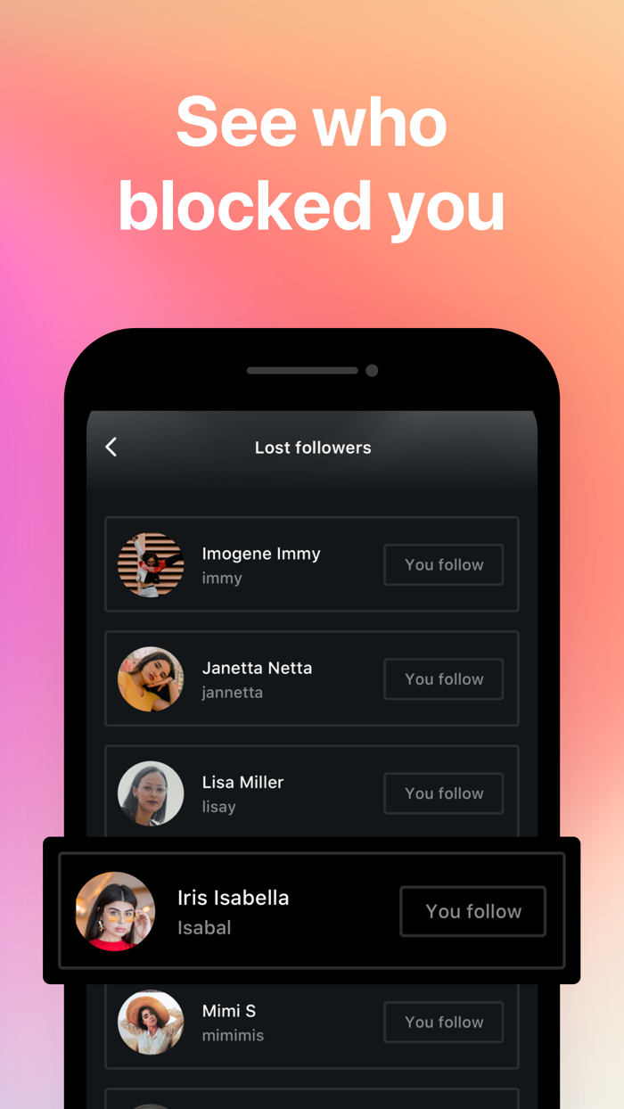 View Followers Tracker
