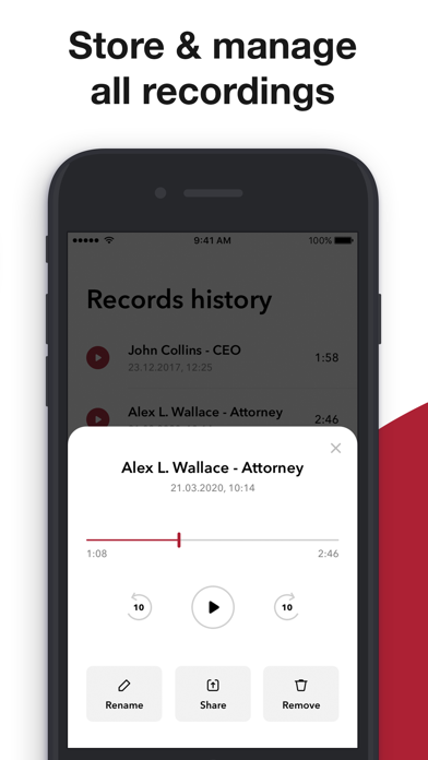 Call Recorder App for iPhoneのおすすめ画像3