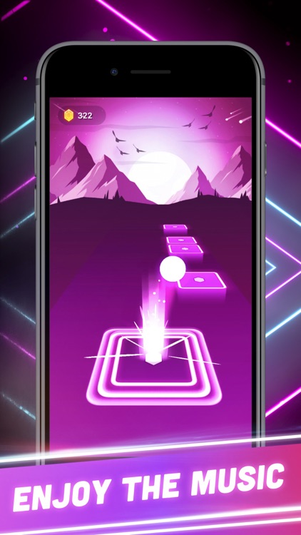 Hop Tiles 3D: Hit music game