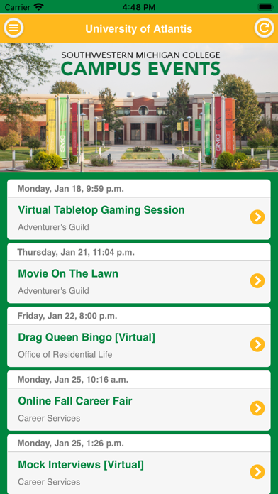 SMC Campus Events screenshot 2