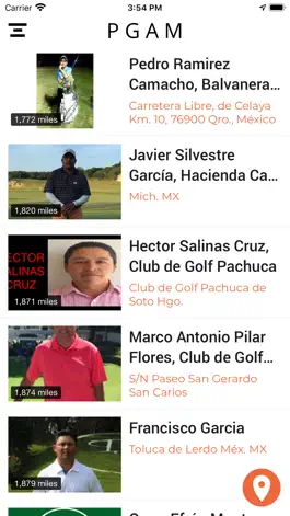 Game screenshot Profesionales de Golf México apk