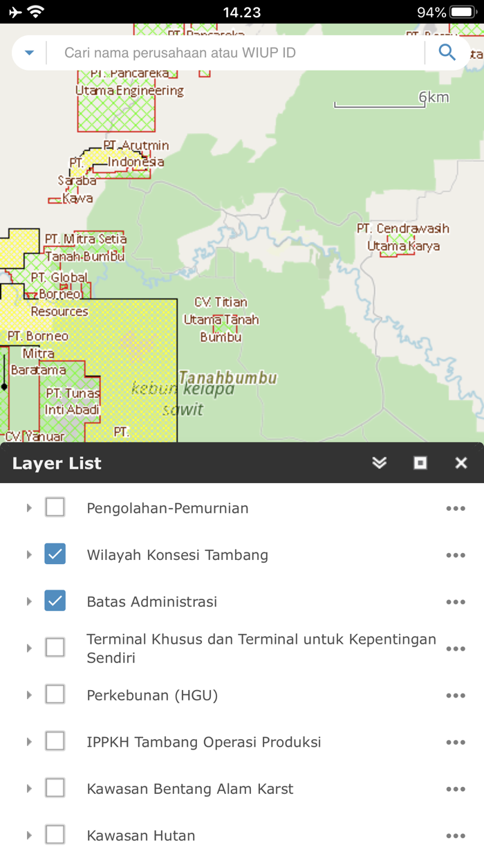 Minerba One Map Indonesia