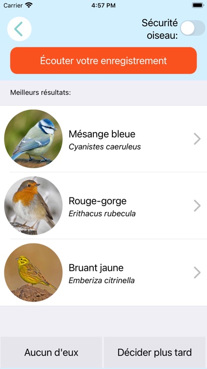 CuiCuiMatique chants d'oiseaux