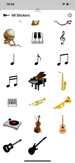 Game screenshot Musical Instruments Stickers apk