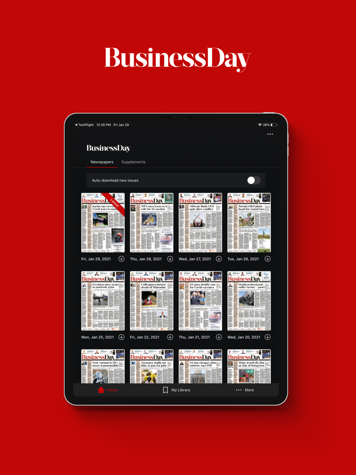 Business Day E-Edition