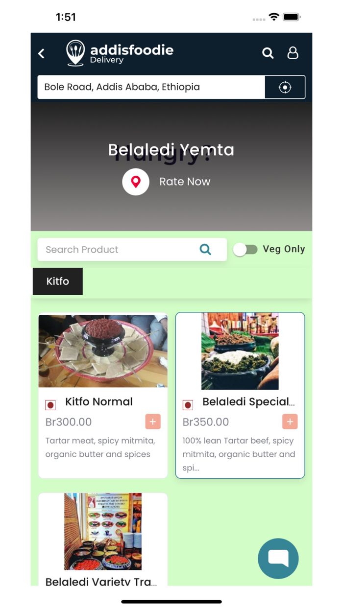 Addis Foodie Delivery