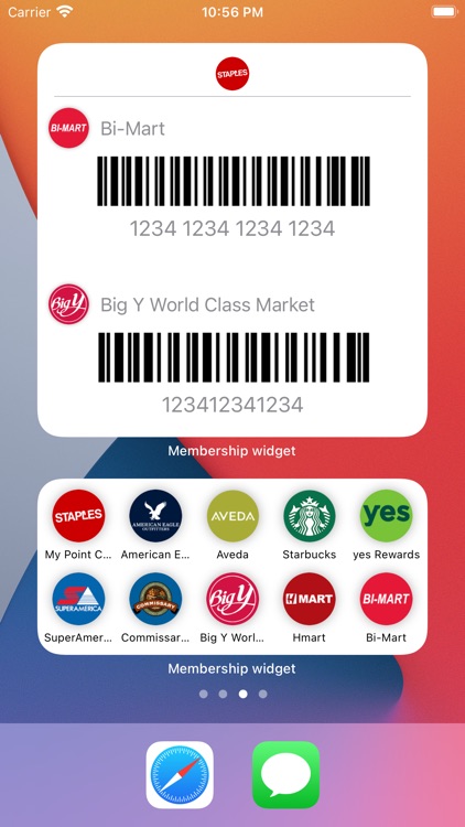 Membership widget Pro
