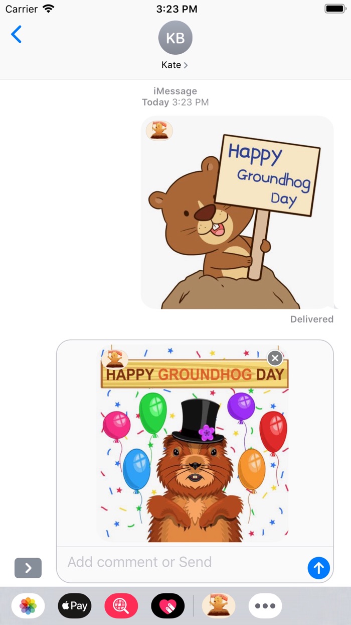 Groundhog Day Stickers
