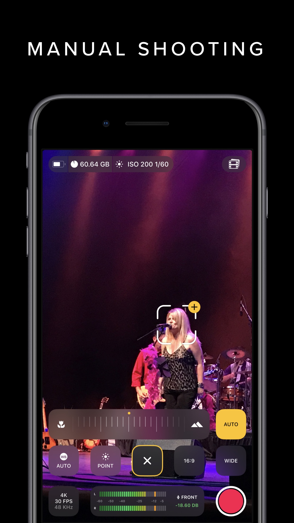 Screenshot do app REC - Pro Video Camera