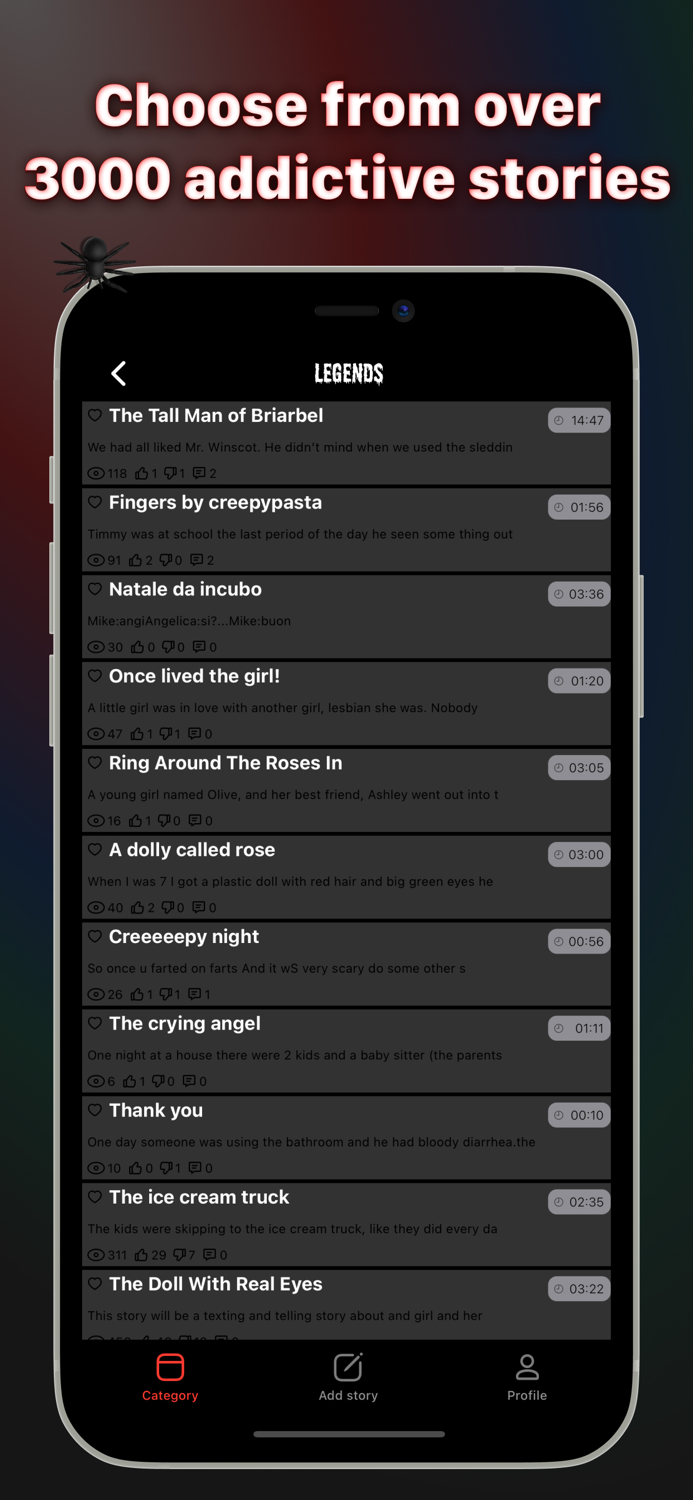 Scary stories - Addicted story