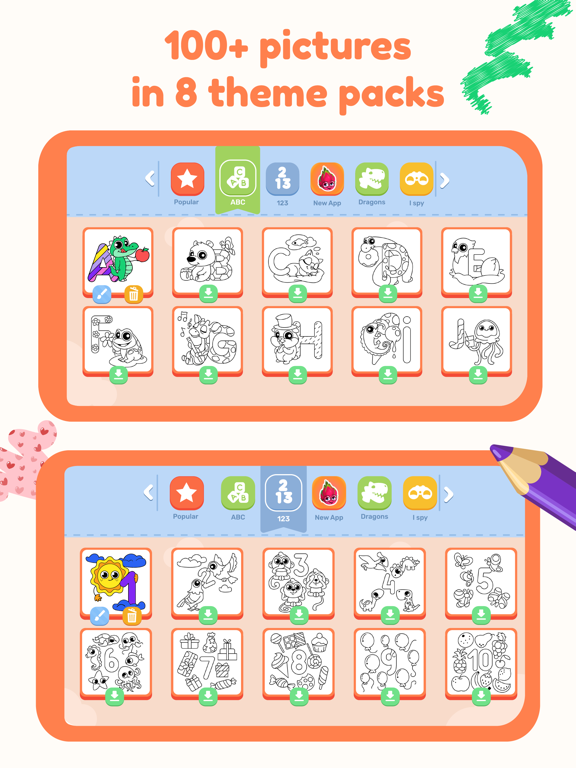 DRAWING Games for Kids & Color screenshot 2