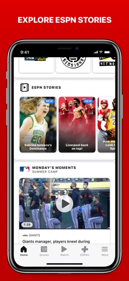 ESPN: Live Sports & Scores app screenshot