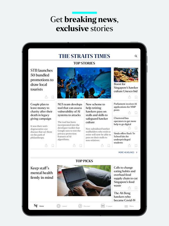 The Straits Times for iPadのおすすめ画像1