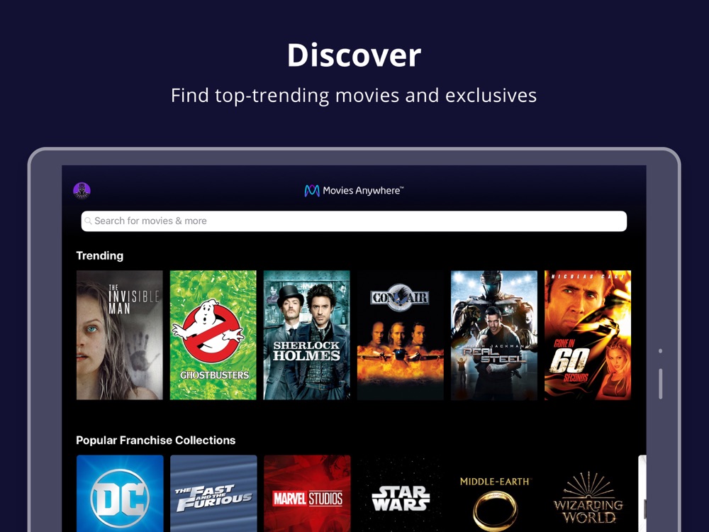 Movies Anywhere App for iPhone Free Download Movies