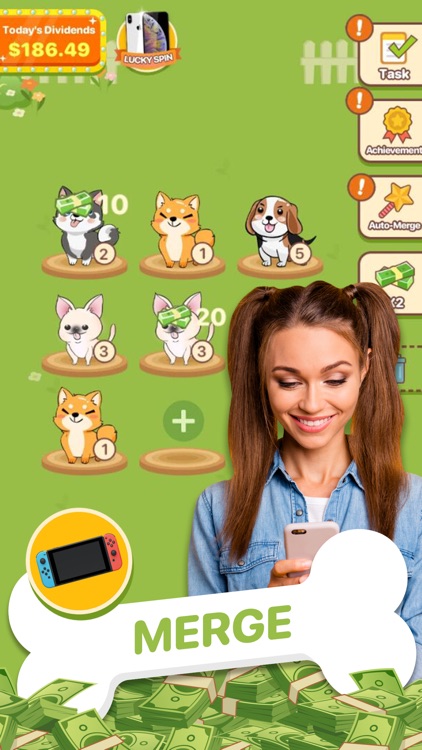 Puppy Town - Merge & Win screenshot-3