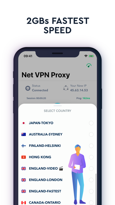 NetVPN Adblock Proxy Unlimited screenshot 3