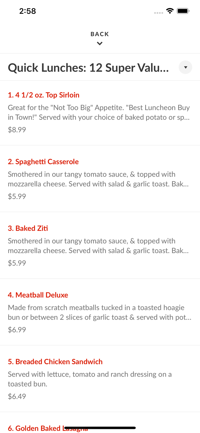 Angelos Pizza  Spaghetti