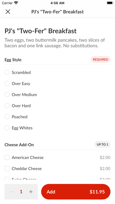 How to cancel & delete PJ's Pancake House from iphone & ipad 4