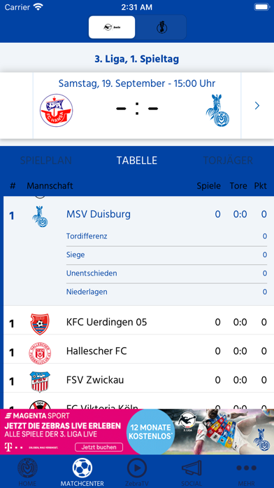 MSV Duisburg screenshot 4