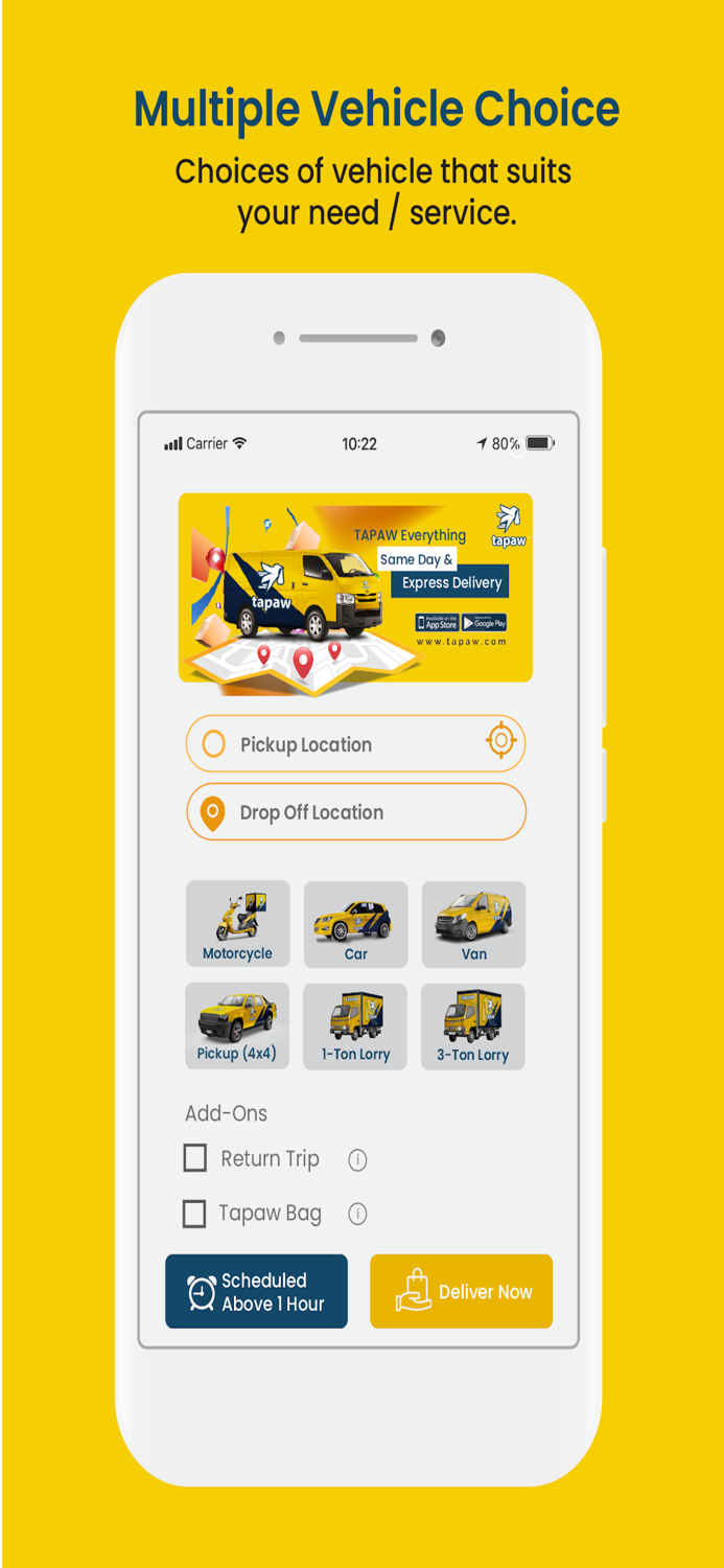 Tapaw - Express Delivery