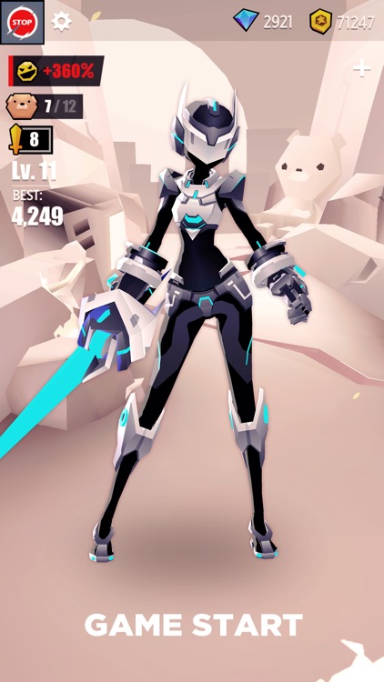 Slash & Girl - Endless Run screenshot-0