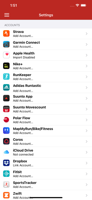 ‎RunGap - Workout Data Manager Screenshot