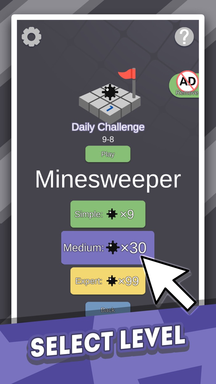 Minesweeper Puzzle Retro