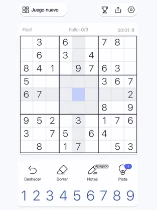 Captura 1 Sudoku - juego de inteligencia iphone
