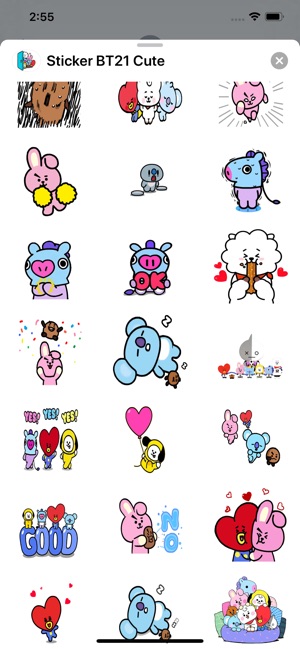 sticker bt21 cute on the app store