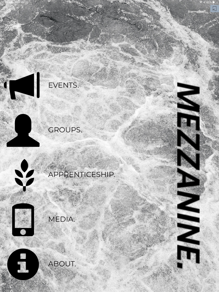Mezzanine Church app
