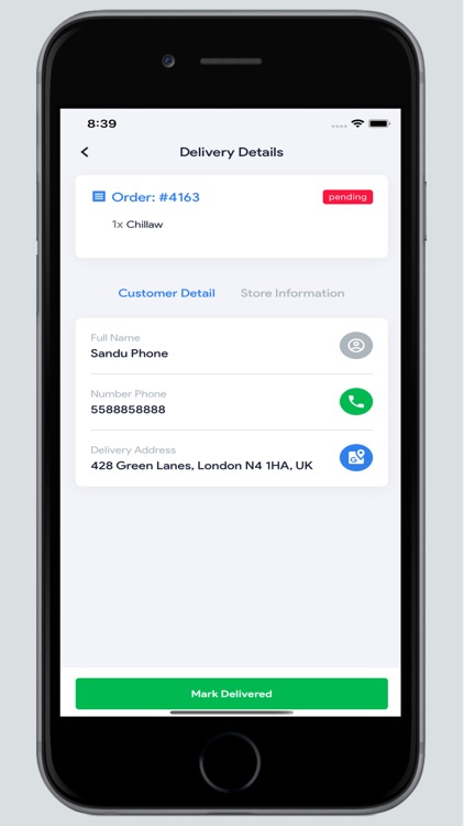 Curry App Driver