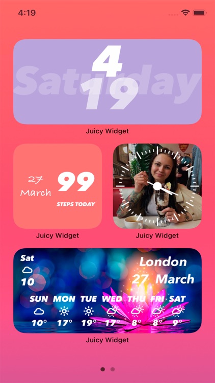 Juicy Widget‪s‬ screenshot-4