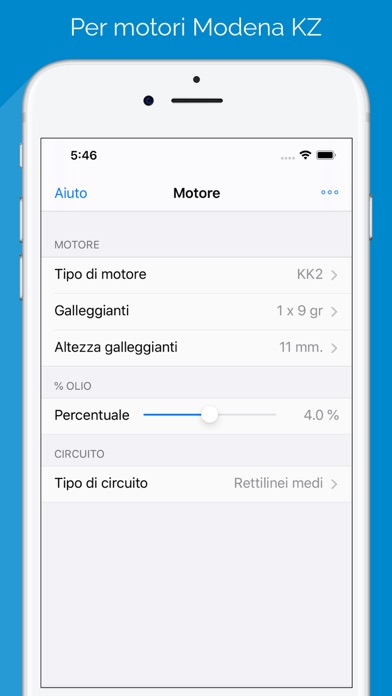Screenshot of Carburazione per Modena Kart3