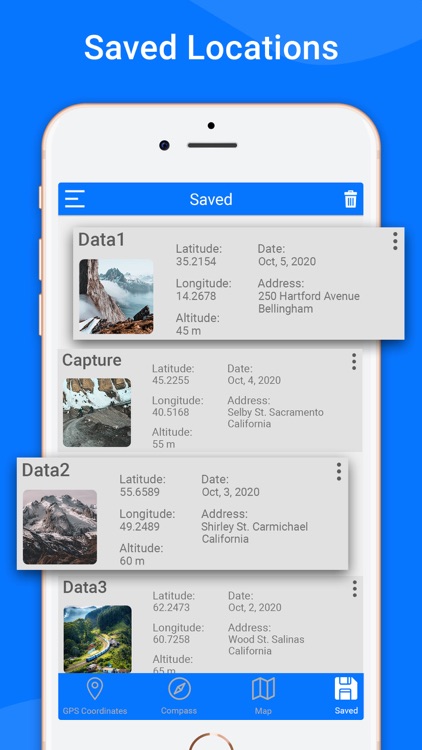 Measure Coordinates: GPS Map screenshot-3
