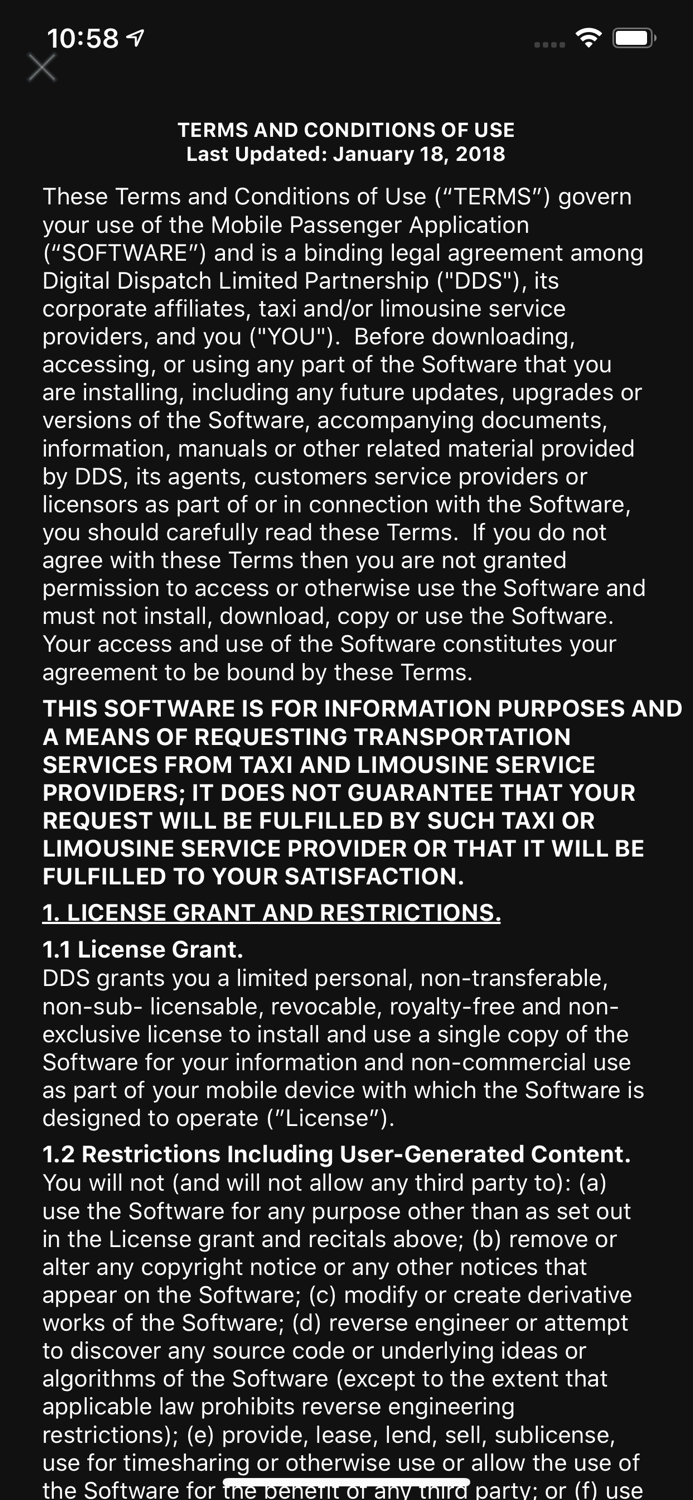 Yellow Cab Nanaimo App