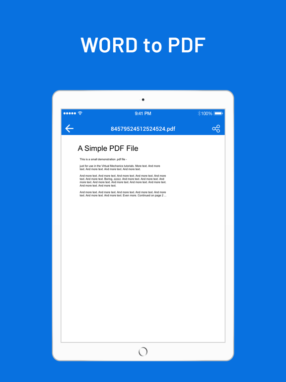 Word To PDF Converter & Reader screenshot 3