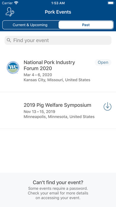 Pork Events screenshot 2