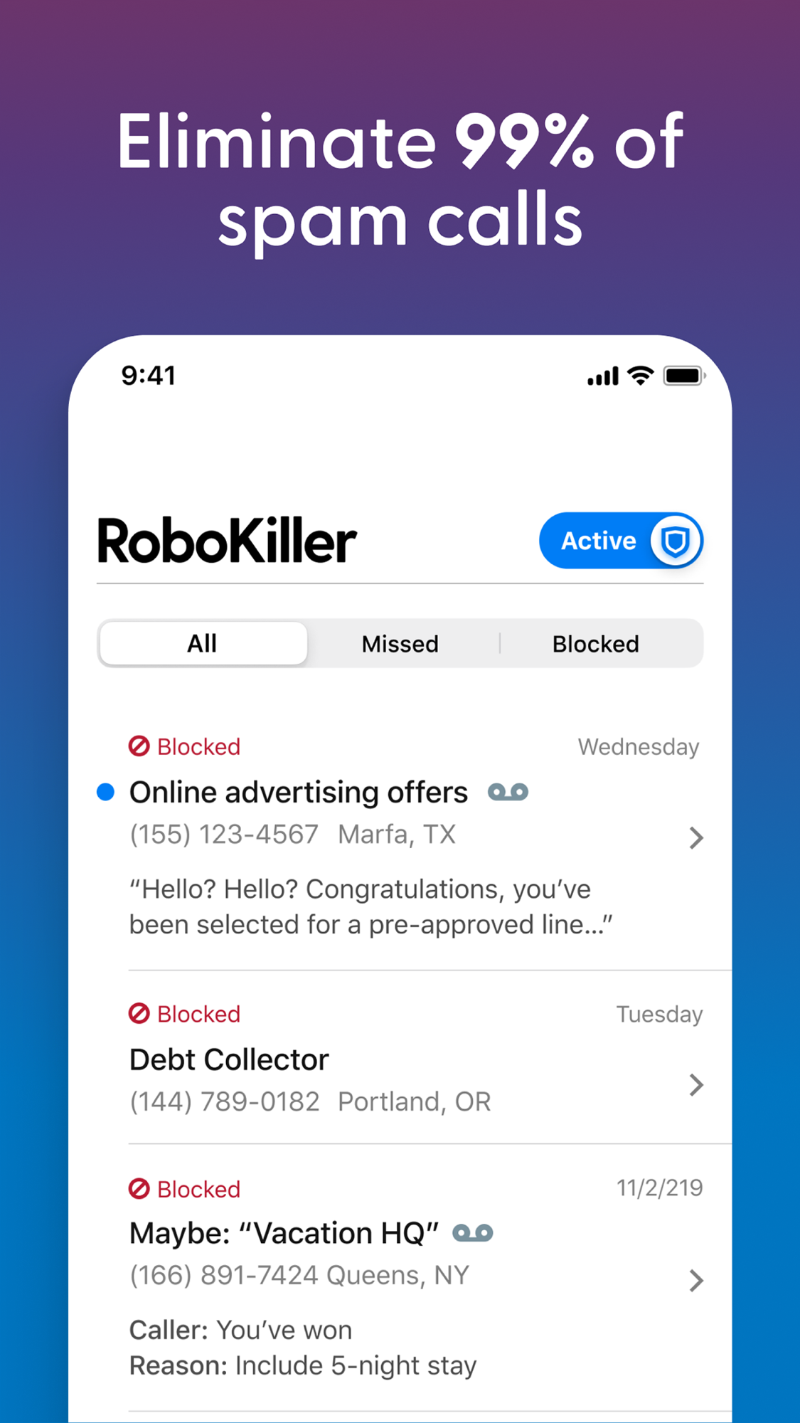 RoboKiller: Block Spam Calls  Featured Image for Version 
