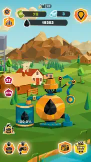 oil tycoon: idle miner factory iphone screenshot 1