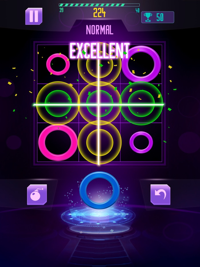 Matching Color Rings Puzzle