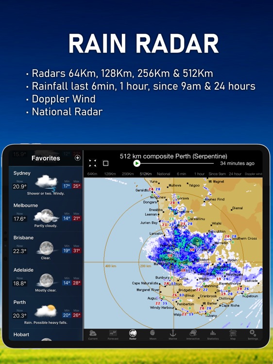 AUS Weather for iPad
