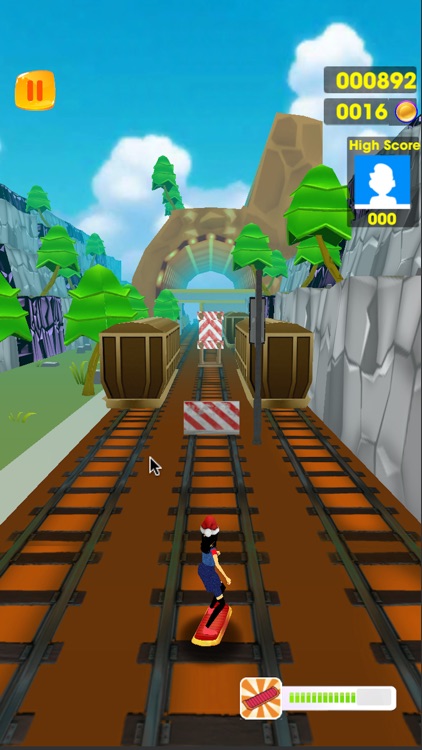 Subway Girl Runner Surf Game screenshot-3