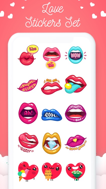 Love Stickers for iMessage!! screenshot-4