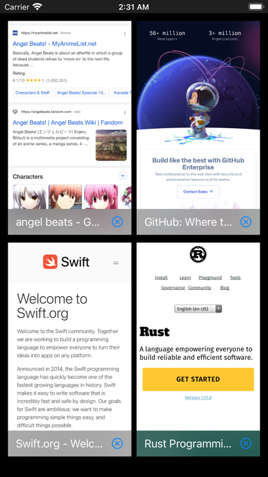 Freesia: Web Browser screenshot 3