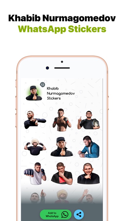 Khabib Nurmagomedov Stickers