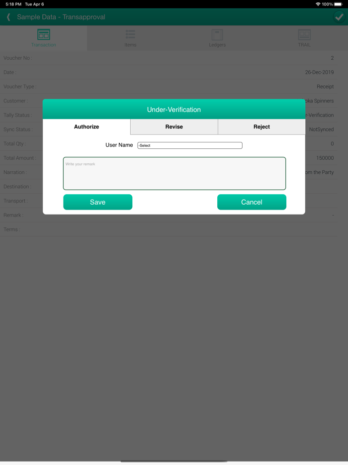 Bizeye Transaction Approval