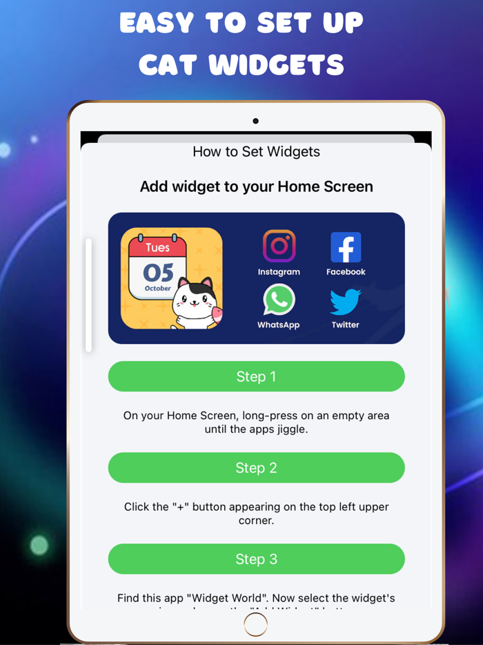 Cat World- Adorable Widget Pet
