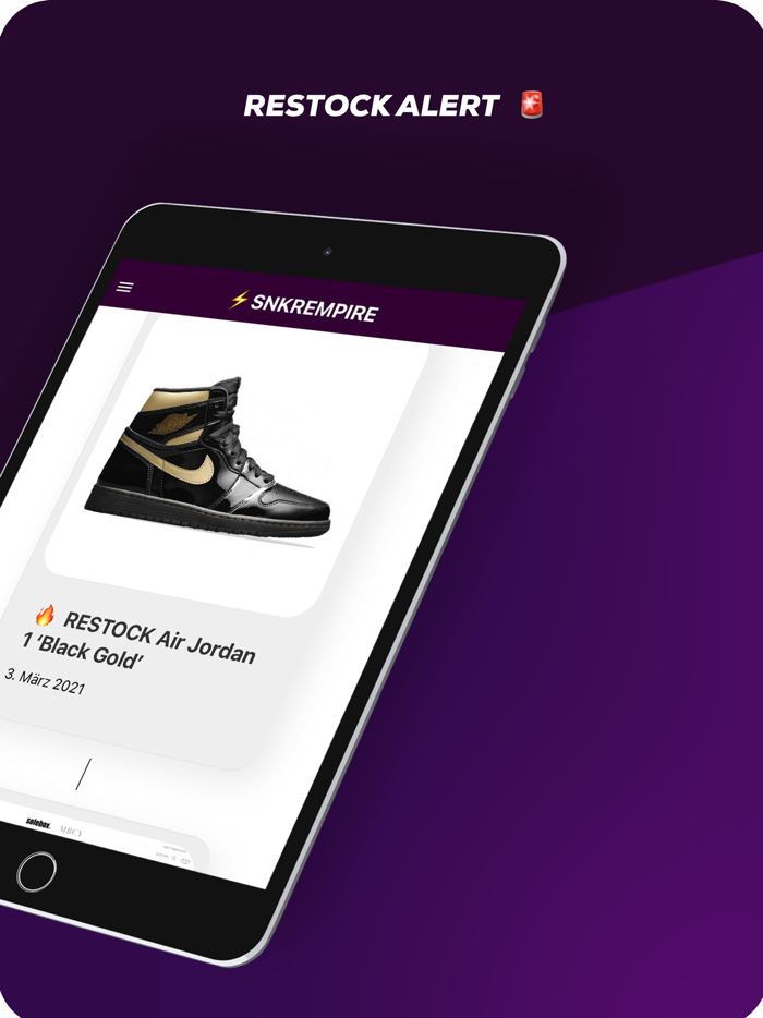 SNKREMPIRE - Sneaker App